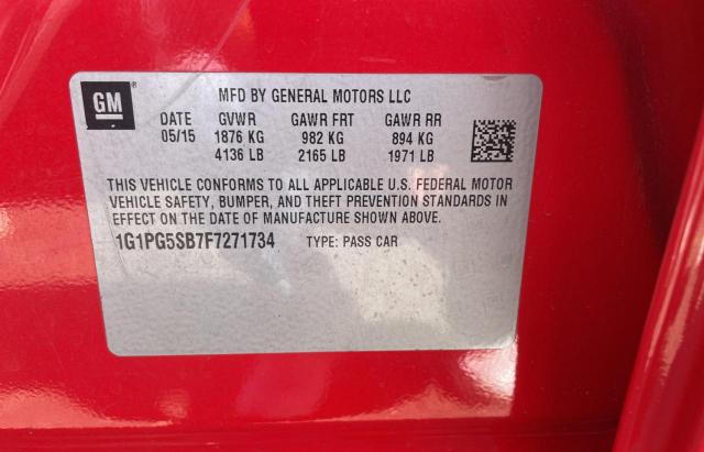 2015 CHEVROLET CRUZE LTZ - 1G1PG5SB7F7271734