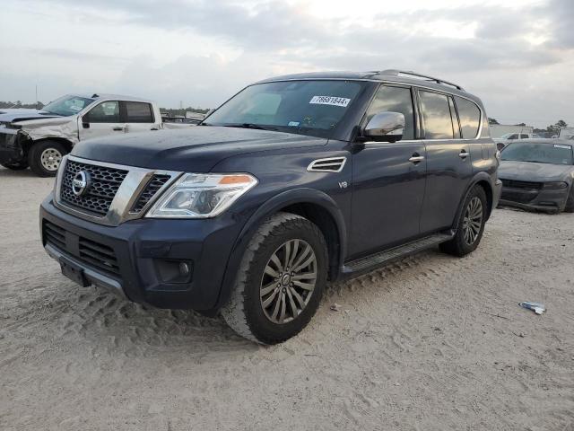 NISSAN ARMADA PLA 2019 blue  gas JN8AY2NE8K9755915 photo #1