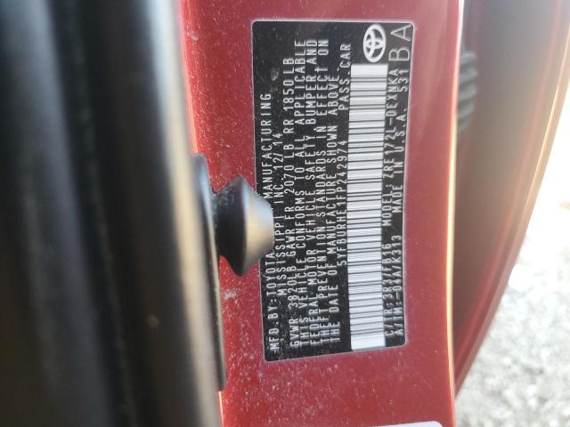 2015 TOYOTA COROLLA L - 5YFBURHE1FP242974