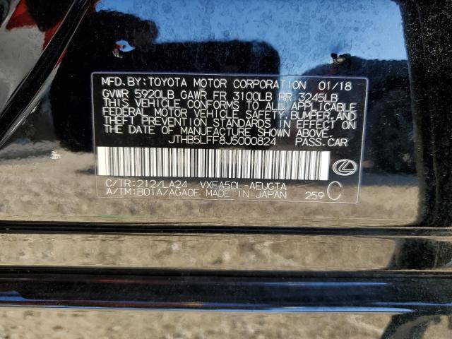 2018 LEXUS LS 500 JTHB5LFF8J5000824
