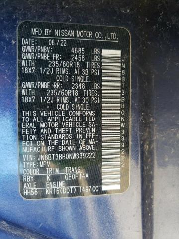 2022 NISSAN ROGUE SV - JN8BT3BB0NW339222