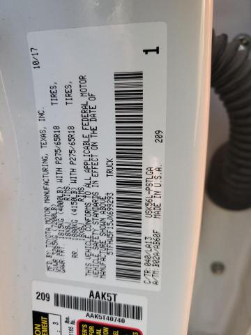2018 TOYOTA TUNDRA CRE - 5TFHW5F15JX699293