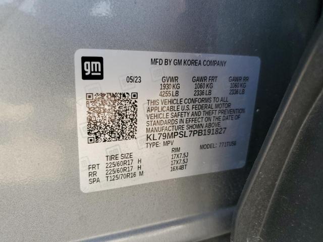 2023 CHEVROLET TRAILBLAZE - KL79MPSL7PB191827