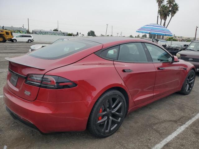 TESLA MODEL S 2023 burgundy  electric 5YJSA1E67PF522807 photo #4