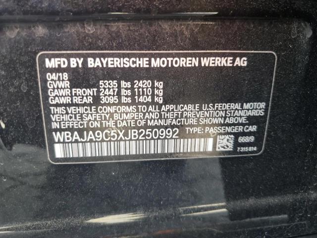 2018 BMW 530E - WBAJA9C5XJB250992