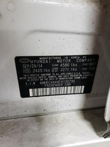 2015 HYUNDAI SONATA HYB - KMHEC4A49FA130735
