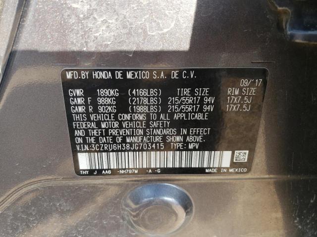 2018 HONDA HR-V LX - 3CZRU6H38JG703415