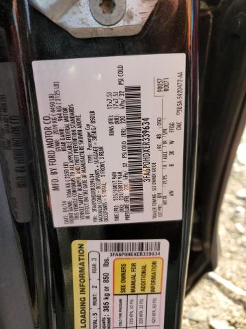 VIN 3FA6P0HDXER339634 2014 Ford Fusion, SE no.12