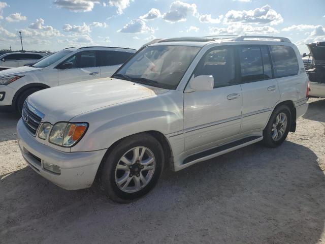 LEXUS LX 470 2003 white  gas JTJHT00W833533180 photo #1