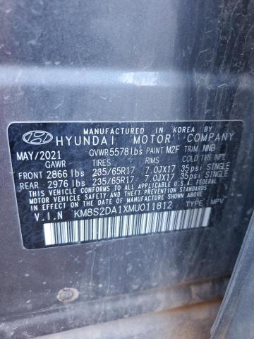2021 HYUNDAI SANTA FE B - KM8S2DA1XMU011812