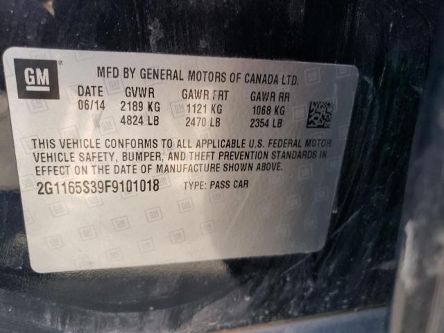 2015 CHEVROLET IMPALA LTZ - 2G1165S39F9101018