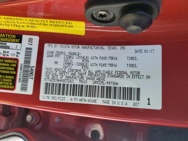 2017 TOYOTA TACOMA DOU - 5TFAZ5CN6HX033263