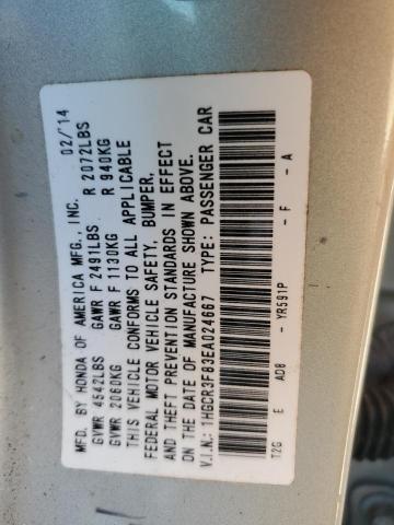 VIN 1HGCR3F83EA024667 2014 Honda Accord, Exl no.12