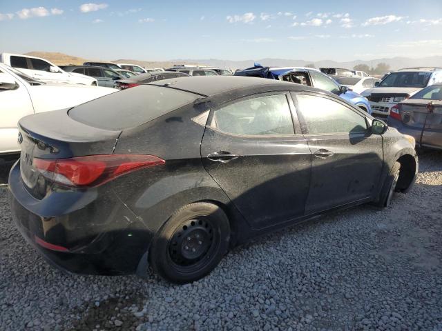 HYUNDAI ELANTRA SE 2014 black  gas KMHDH4AE6EU172461 photo #4