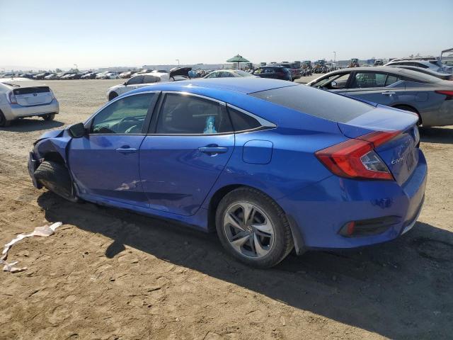 HONDA CIVIC LX 2019 blue  gas 2HGFC2F6XKH520392 photo #3