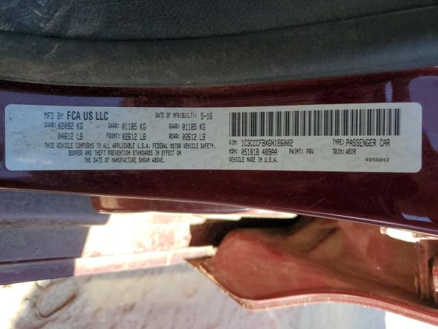 2016 CHRYSLER 200 LX - 1C3CCCFBXGN186002