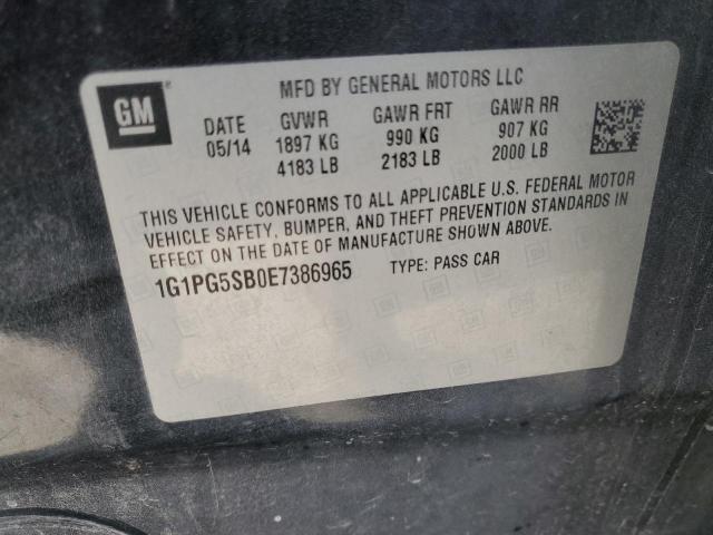 VIN 1G1PG5SB0E7386965 2014 Chevrolet Cruze, Ltz no.12