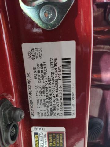 2020 HONDA CR-V EXL - 5J6RW2H89LL015184