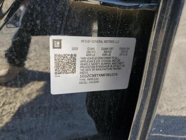2021 CHEVROLET MALIBU LS - 1G1ZC5STXMF051374