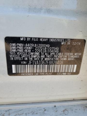 2015 SUBARU WRX PREMIU JF1VA1D67F8828408