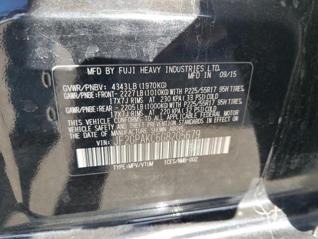 2016 SUBARU CROSSTREK - JF2GPAKC6G8205679
