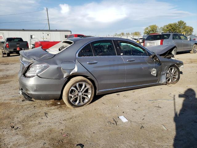 MERCEDES-BENZ C 300 4MAT 2016 gray sedan 4d gas 55SWF4KB9GU149225 photo #4