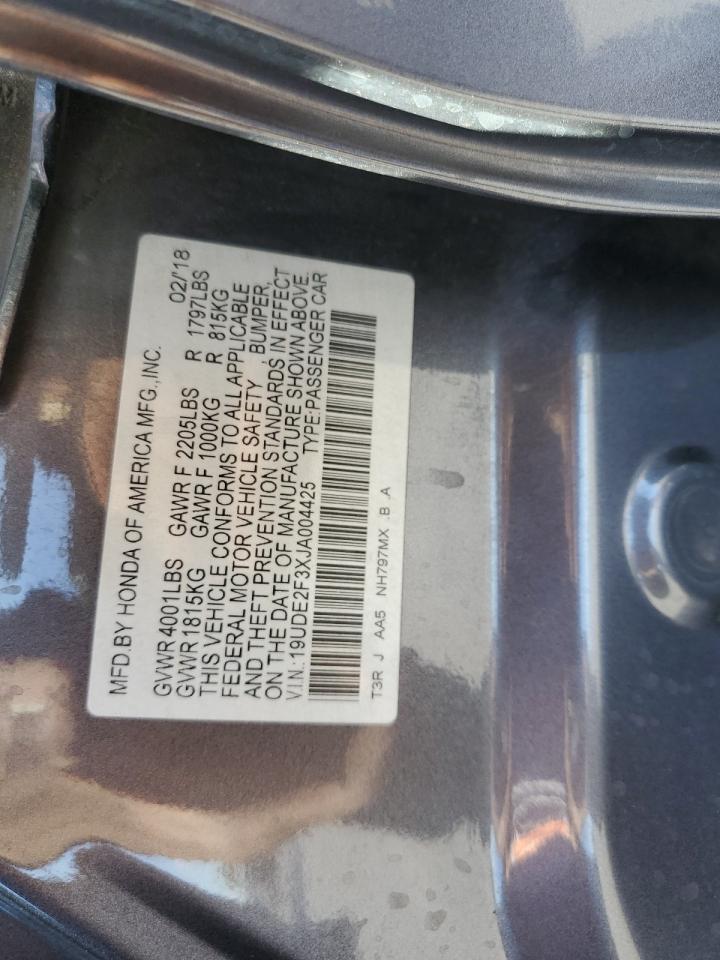 Lot #2955532560 2018 ACURA ILX BASE W