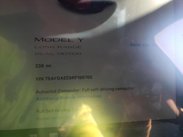 2024 TESLA MODEL Y - 7SAYGAEE9RF198765