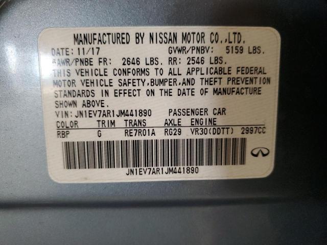 2018 INFINITI Q50 LUXE - JN1EV7AR1JM441890