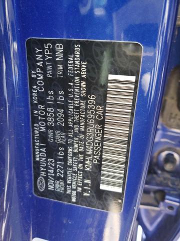 VIN KMHLM4DG3RU695396 2024 Hyundai Elantra, Sel no.12