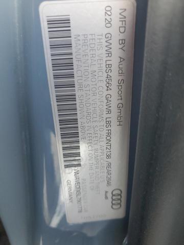 2020 AUDI R8 WUAVECFX5L7901778