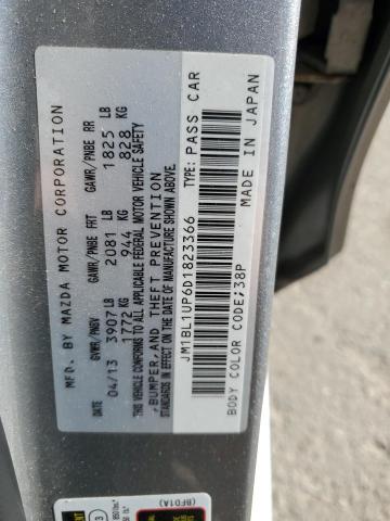 VIN JM1BL1UP6D1823366 2013 Mazda 3, I no.12