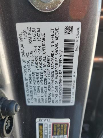 2021 HONDA .DEL SOL 2HKRW1H57MH404207
