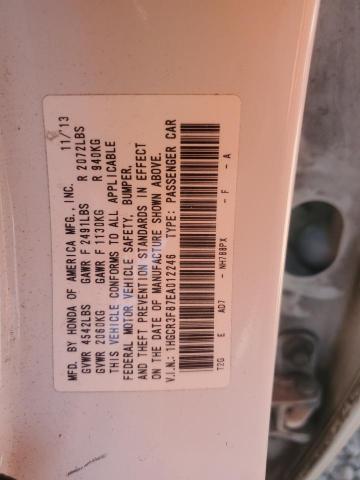 VIN 1HGCR3F87EA012246 2014 Honda Accord, Exl no.12