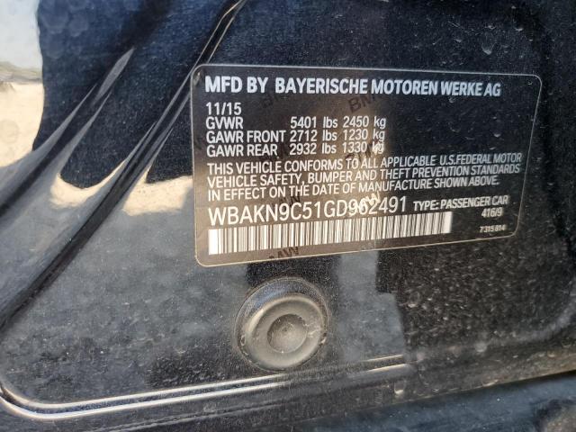 2016 BMW 550 I - WBAKN9C51GD962491