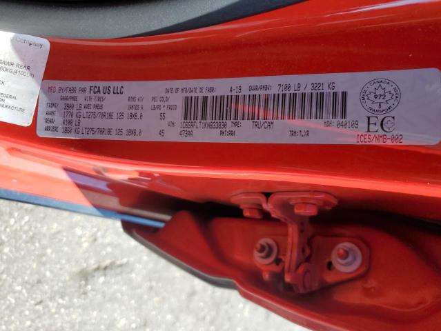 2019 RAM 1500 REBEL - 1C6SRFLT1KN833830