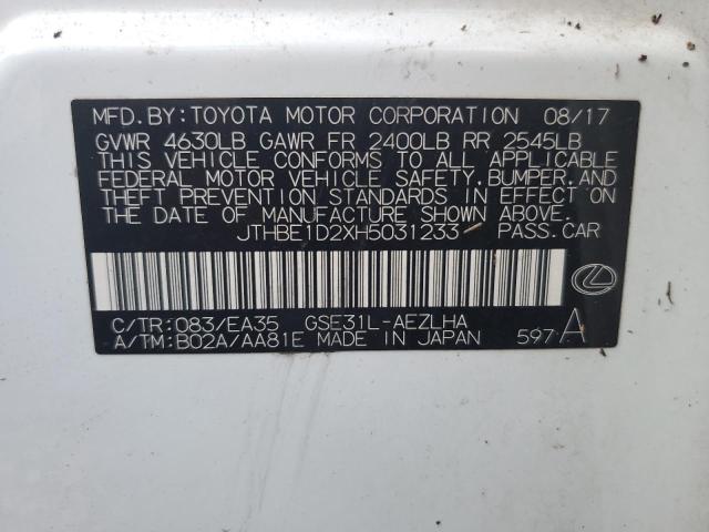 2017 LEXUS IS 350 - JTHBE1D2XH5031233