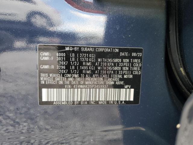 VIN 4S4WMAKD5P3459937 2023 SUBARU ASCENT no.13