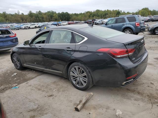 GENESIS G80 BASE 2019 black  gas KMTFN4JE9KU303126 photo #3