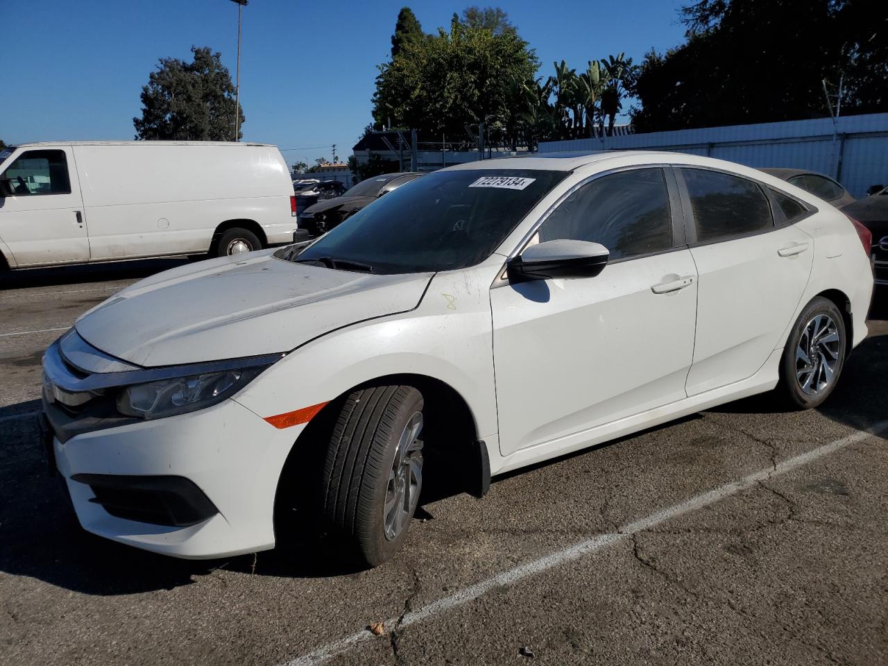 Lot #2925862206 2016 HONDA CIVIC EX