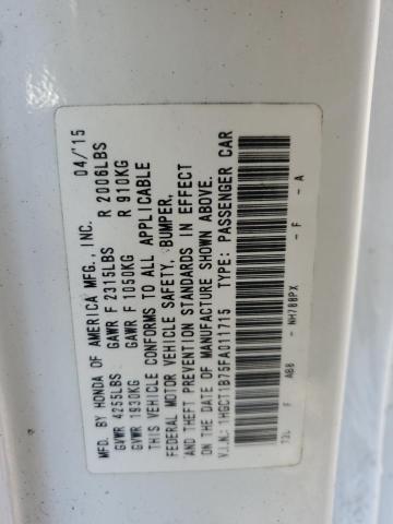 2015 HONDA ACCORD EX - 1HGCT1B75FA011715