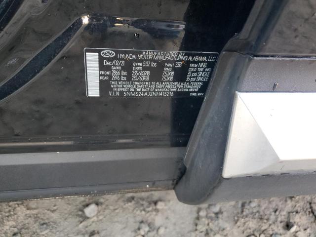 2022 HYUNDAI SANTA FE S - 5NMS24AJ2NH415216