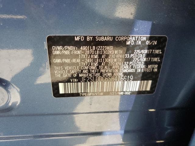 VIN JF2SLDDC6SH416619 2025 SUBARU FORESTER no.13