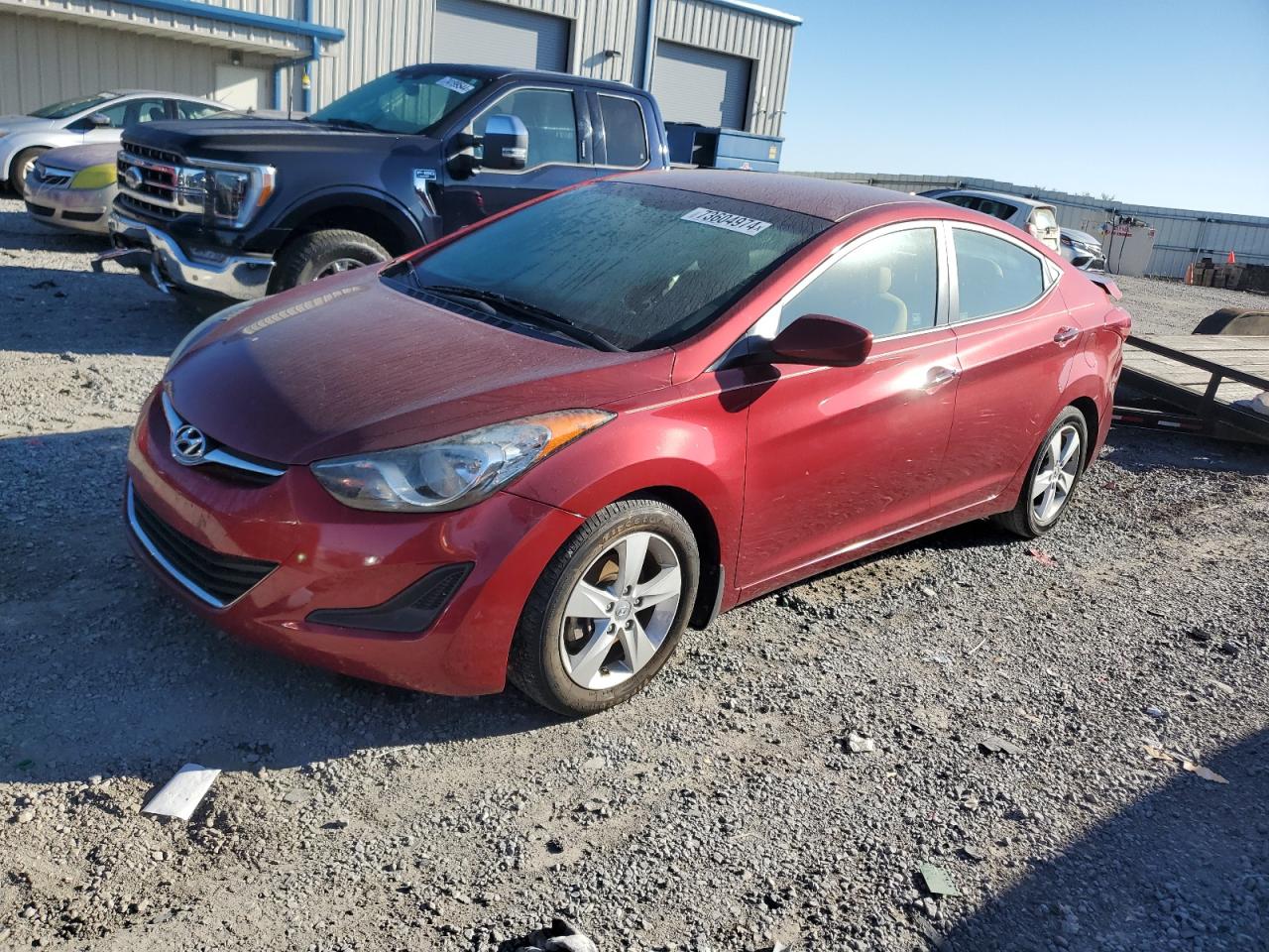 Lot #2986853987 2013 HYUNDAI ELANTRA GL