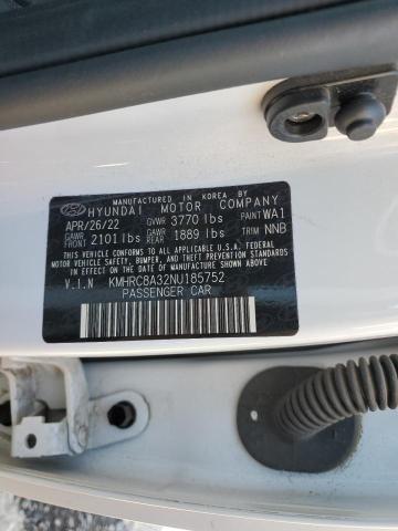 2022 HYUNDAI VENUE SEL - KMHRC8A32NU185752