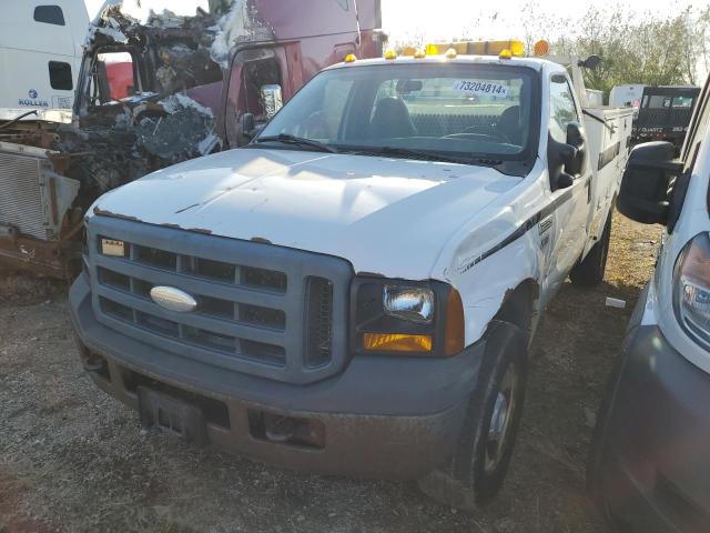 FORD F350 SRW S 2007 white chassis gas 1FDSF35577EB43906 photo #1