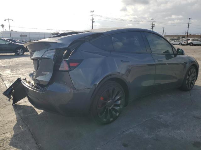 TESLA MODEL Y 2021 gray  electric 5YJYGDEF2MF270180 photo #4