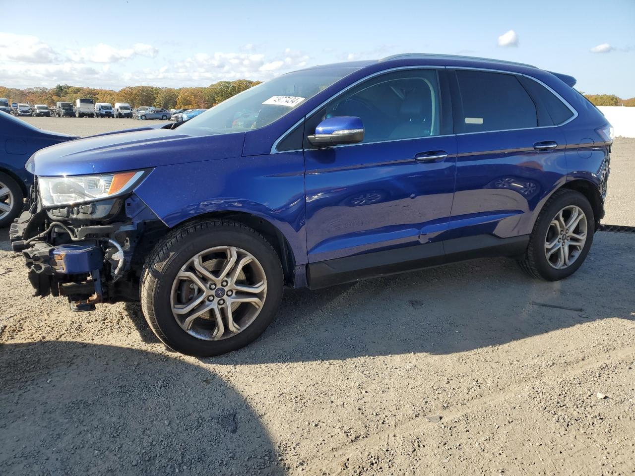 Lot #2972258489 2015 FORD EDGE TITAN