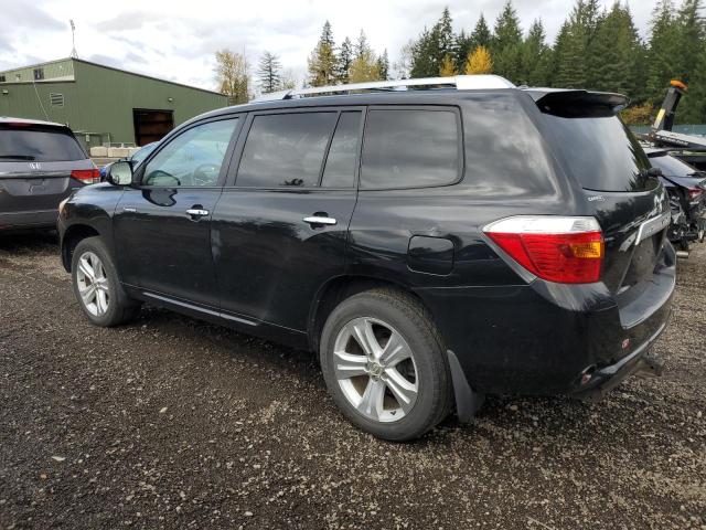 TOYOTA HIGHLANDER 2010 black  gas 5TDDK3EH5AS005074 photo #3