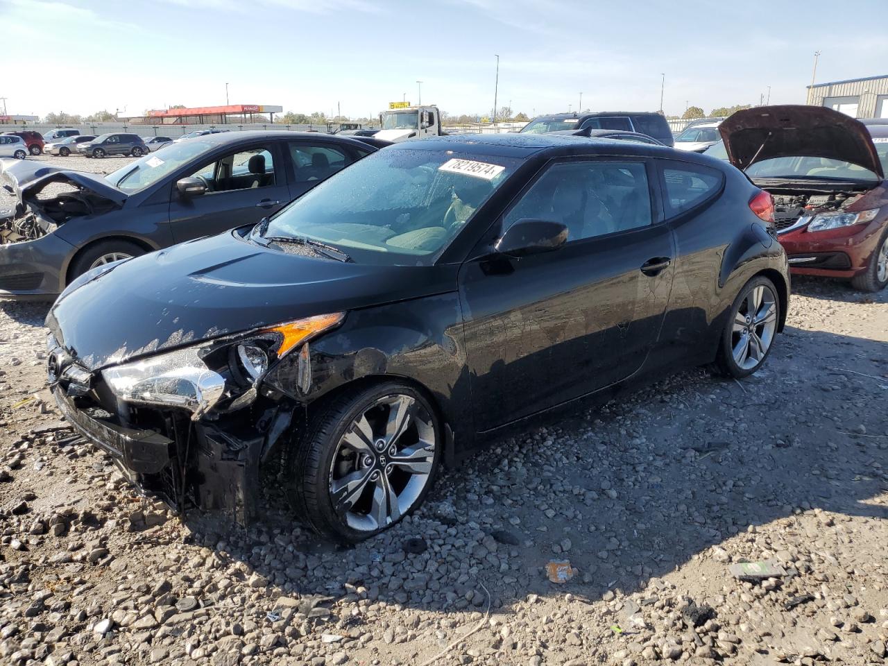 Lot #2945036879 2013 HYUNDAI VELOSTER